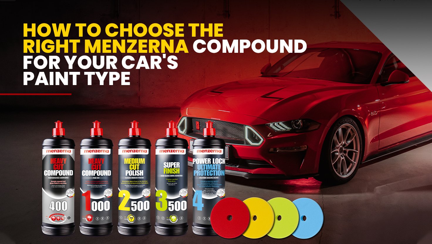 How to Choose the Right Menzerna Compound for Your Car's Paint Type